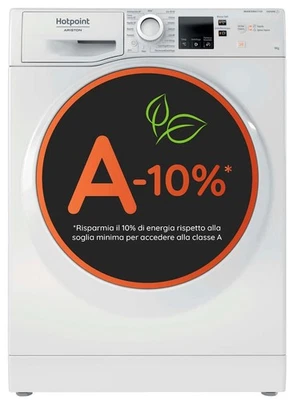 HOTPOINT ARISTON LAVATRICE 9 KG 1400 GR A-10% INVERTER VAPORE HOTPOINT NFR79WIT