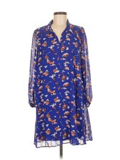 Nine West Women Blue Casual Dress M