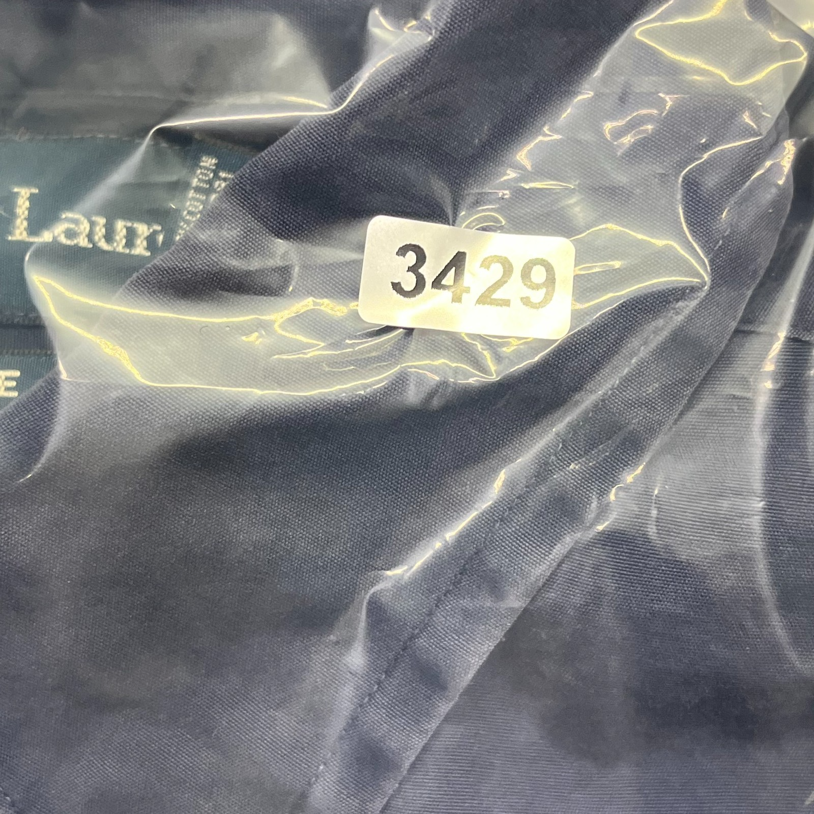 Ralph Lauren Blake Mens Button Down Shirt Large Navy Blue Long Sleeve ...