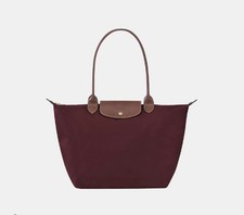 LONGCHAMP Le Pliage Large Tote bag Wine Red - Recycled canvas outlet New Japan