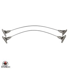 Adjustable Steel Furniture Anti-Tip Straps for Child Safety - 2 Pack Included