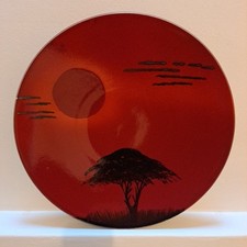 Poole Pottery Living Glaze " African Sky " Large Charger Plate 41cm Signed