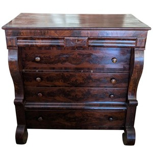 Antique American Empire Dresser, Mahogany, Circa 1830’s, PA6856