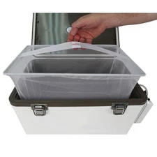 Engel 7.5 Quart Live Bait Cooler with Removable Minnow Net for Fishing Trips