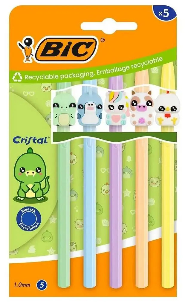 3086124149228 Dugopis Cristal Figurine 1mm niebieski 5szt BIC BIC 4290₽