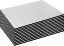 12 Pezzi 250*180*5MM Pannello Isolante Termico Adesivo Pannelli Fonoassorbenti L