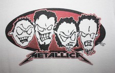 Vintage 2000 Metallica Tour T-Shirt Giant Tag Made in USA XL Concert Tee Y2K