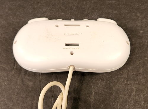 Official Nintendo Wii Pro Classic Controller (RVL-005)(02) Wired White Tested - Picture 4 of 5