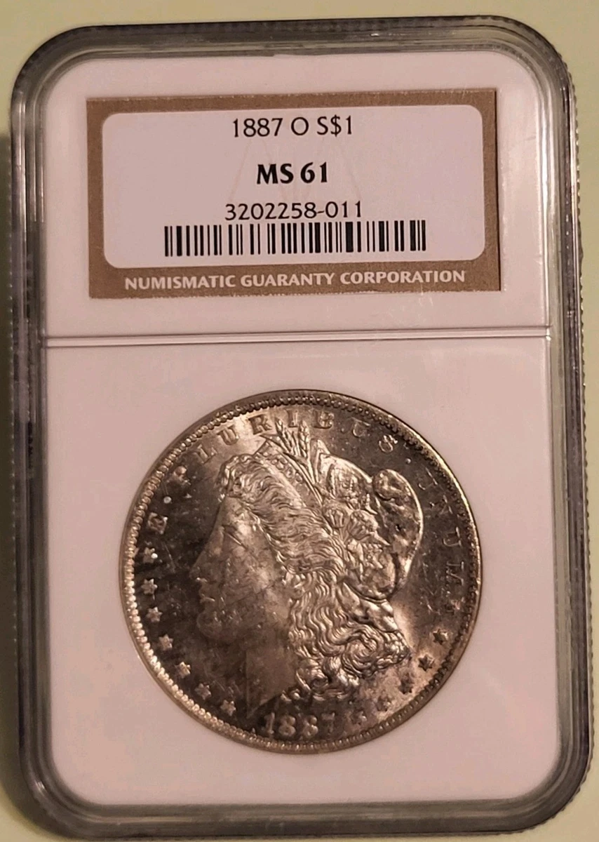 MS 61 Graded 1887 Year Morgan US Dollars (1878-1921) for sale | eBay