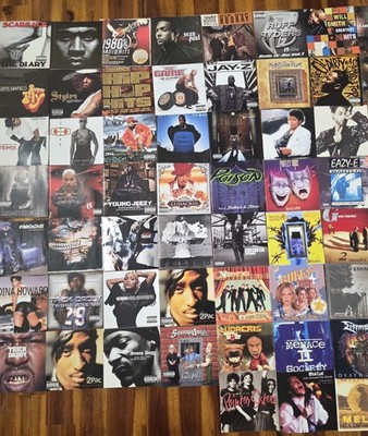 Lot Of 67 CD Inserts / Cover Art 80s 90s Y2K Rap Rock Hip Hop- No