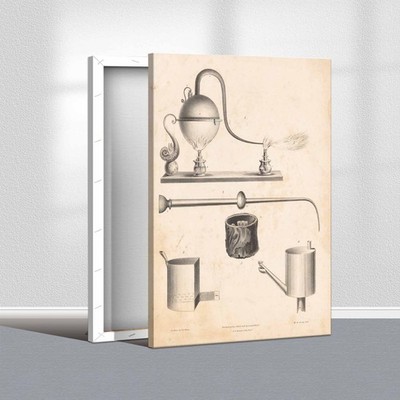 Canvas Print Oil Paintings Reproduction vintage scientific instruments