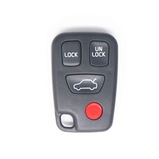 For Volvo S40 V40 C70 Xc70 Hyq1512j 4 Buttons Remote Key Case Shell Chain Fob