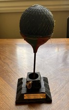Handmade Montgolfier 1783 Hot Air Balloon Model Wood Folk Art Desk Display
