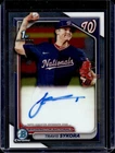 2024 Bowman Travis Sykora Chrome Auto 1st #CPA-TSY Nationals