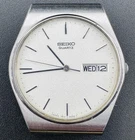 Working Vintage 1978 Seiko Chariot 7830-8030 Silver Quartz Men's Watch J2