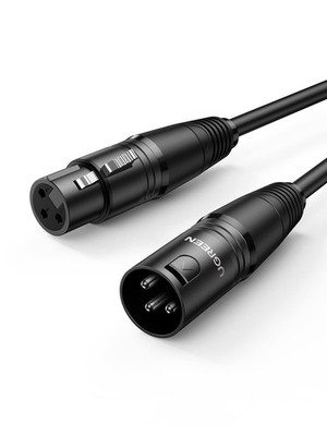 XLR-Kabel, XLR-Lautsprecherkabel, 3-poliges Stereo-Mikrofonkabel, Stecker auf...