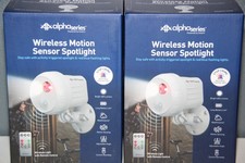 2-Pack Swann Alpha-Series Wireless Motion Sensor Spotlight with Remote Control