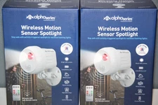 2-Pack Swann Alpha-Series Wireless Motion Sensor Spotlight with Remote Control