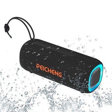 Bluetooth Speaker, Portable Wireless Clear Loud Stereo Sound IPX5 Waterproof ...