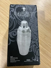 24 Oz Brushed Stainless Steel Cocktail Shaker Set with Integral Strainer