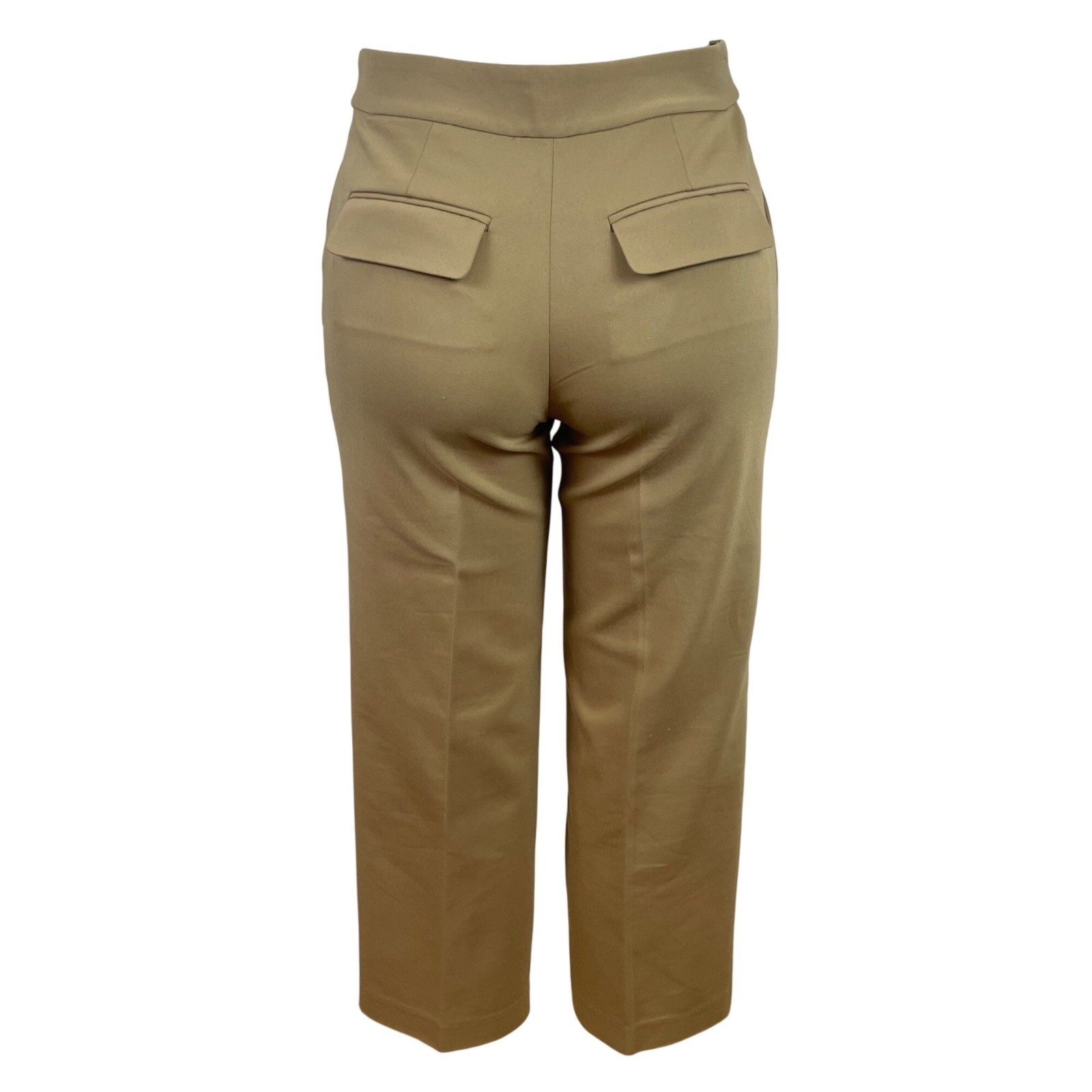 Michael kors Tan Womens Wide-Leg Pants & Double-Breasted Blazer Suit Set Sz M image 6