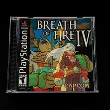Sony Playstation 1 PS1 Breath Of Fire IV CIB Cleaned & Tested