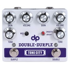 Tone City DOUBLE DURPLE Peter "DANISH PETE" HONOR&Eacute; Dual Overdrive Pedal NEW