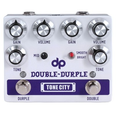 Tone City DOUBLE DURPLE Peter ''DANISH PETE'' HONORÉ Dual Overdrive Pedal NEW