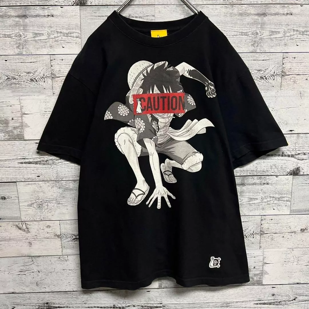 FR2 One Piece Collaboration Big Logo Luffy Short Sleeve T-shirt M Rare