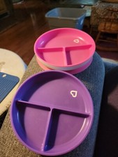 TWO Munchkin Suction Plates for Toddlers Used 6A