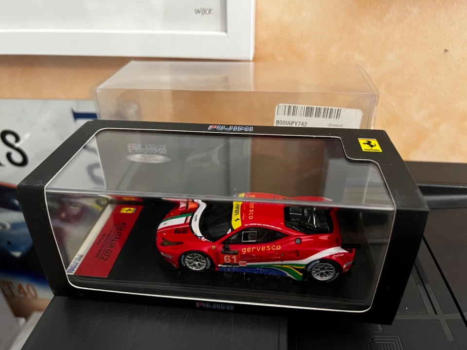 FJM1443004 FUJIMI Ferrari 458 Italia GT2 #61 3rd 24 Heures du Mans 2013 1/43 - Photo 2/4