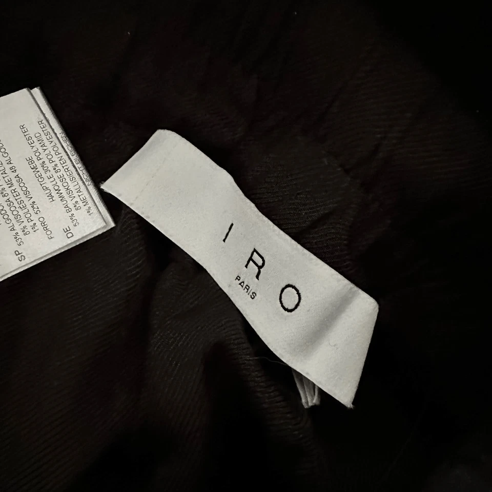 Iro Paris女式36 Hetani黑色亮片短裤 — 第 4/4 张图片