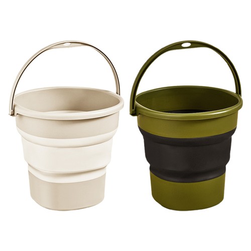 Folding Water Bucket Camping 9L Car Wash Bucket Space Saving Outdoor usefulness