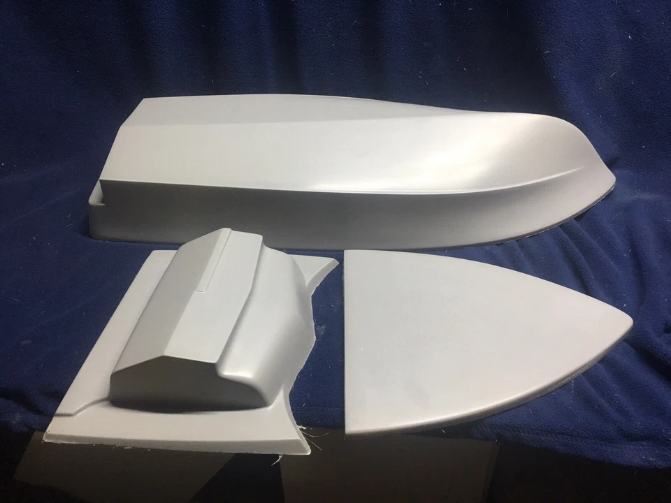 32" 1/12 Scale PATROL BOAT RIVER PBR MK-2 FIBERGLASS HULL CABIN HOUSE & FOREDECK - Image 3 of 4