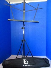 TED BROWN ON STAGE Folding Compact MUSIC STAND w/ Carrying Bag Portable
