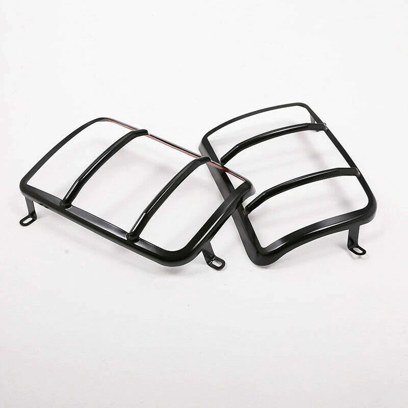 Cubierta protectora de lámpara de luz trasera de aleación negra para LADA NIVA MK II Foto 3 de 4