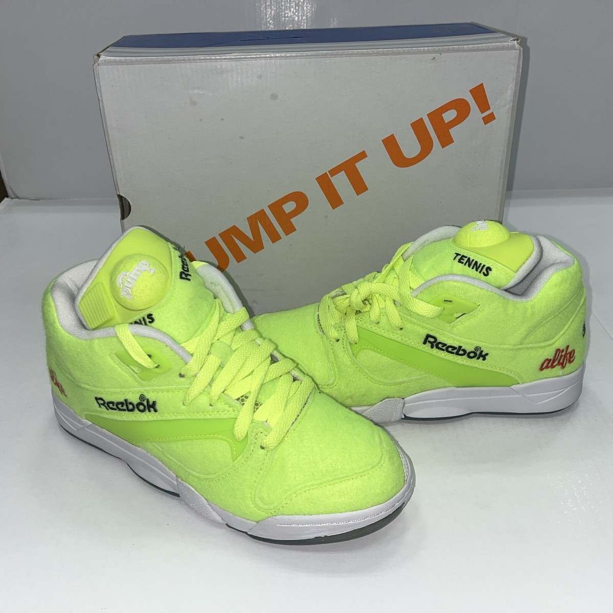 Reebok Alife x Court Victory Pump Felt Ball Out Michael Chang Limited Rare 