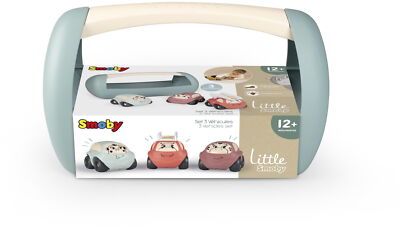 Smoby Spielzeug Little Smoby Mini-Flitzer 3-er Set mit Box 7600140204