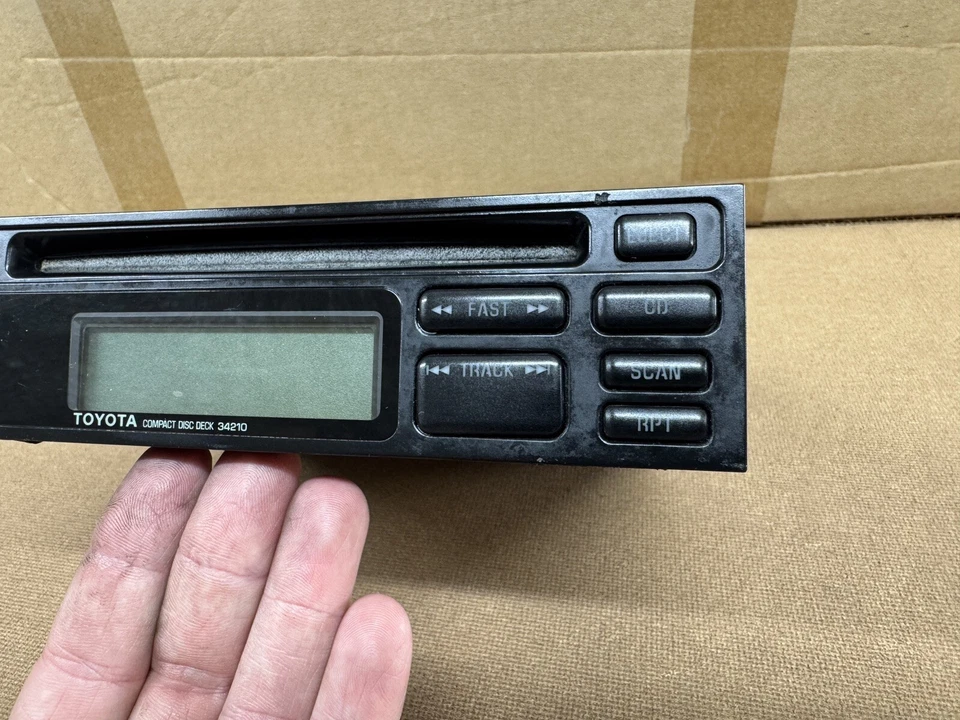 TOYOTA MR2 1991-92 OEM Stock Audio Reproductor de CD 08601-00812 Radio Estéreo Unidad principal Foto 4 de 4