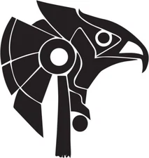 Egyptian Horus Black Vinyl Decal Car Truck Camper Windows Laptop Notebook