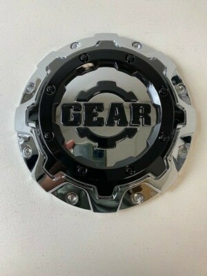 Gear Alloy C-741-1 GEAR-741-1 Chrome and Black Wheel Center Cap