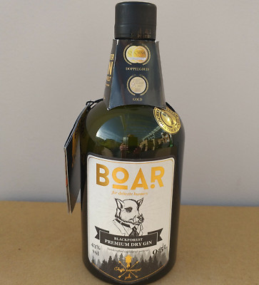 Boar 2019 Blackforest Premium Dry Gin 43% Alkohol Deutschland