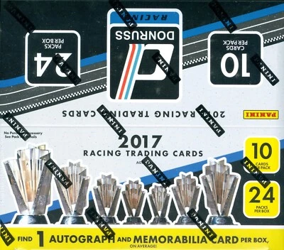 2017 Panini Donruss NASCAR Racing Factory Sealed 24 Pack Retail Box