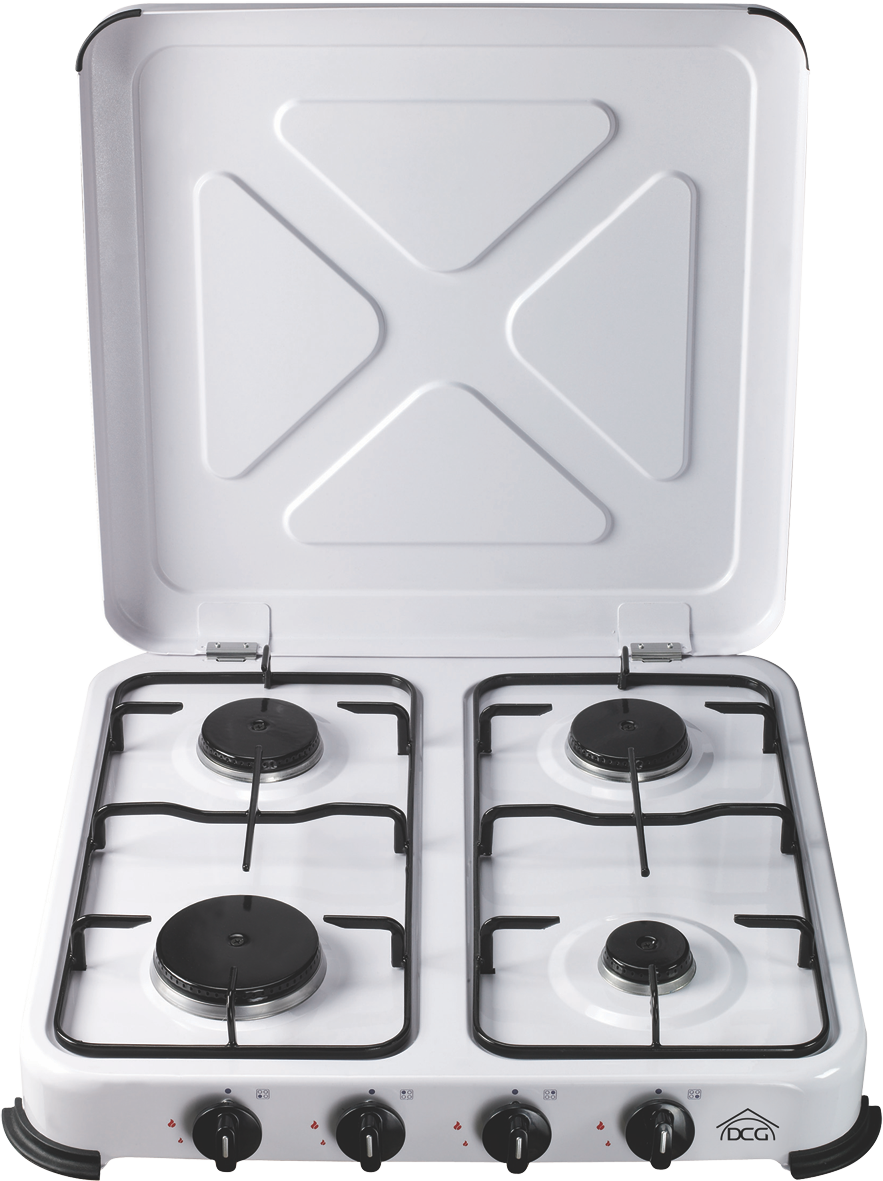 Fornello a gas GPL 4 fuochi PORTATILE EKP2427 DCG