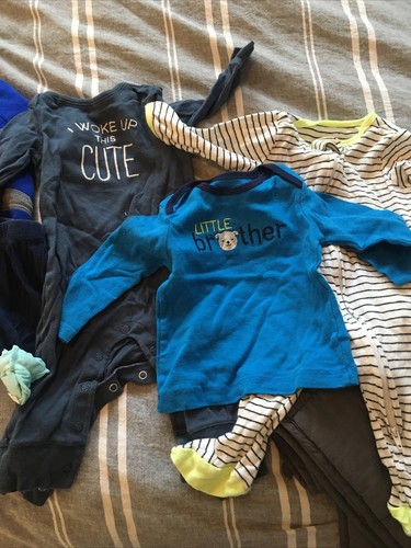 10 pc baby boy lot size 3 - 6 months Carters onsies, outfits 884 - Picture 4 of 12