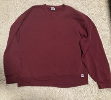 Vtg 90  s Russell Athletics Crewneck Sweatshirt Blank Men  s Large USA L