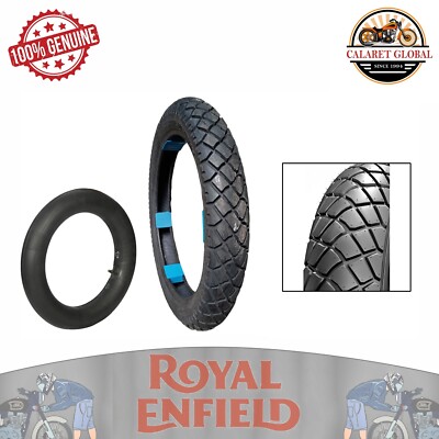 Genuine Front Tyre & Tube 19 For Royal Enfield Bullet 350 350 X 888048