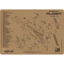 For Ruger MARK 4 IV  Armorers Cleaning Mat Cerus Gear PREMIUM  Made in USA  FDE