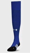 Under Armour Team Sports Soccer Over Calf Socks, Youth Shoe Size 1-4, Blue, S9