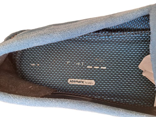Rockport Moccasin Slip-On Loafers Shoe Blue Adidas Sole UK10.5 - Picture 7 of 10